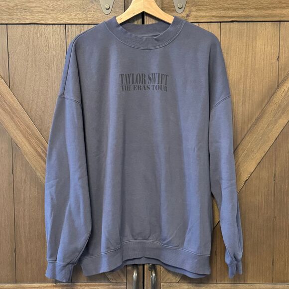 NEW Eras Tour Blue Crewneck Sweatshirt Taylor Swift Merch Crew Neck sz XL - Picture 3 of 8